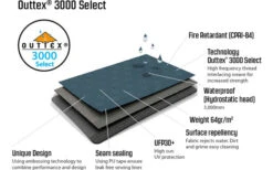 Outwell Cloud 5 Zweiraum-Kuppelzelt Blau -Campingzelte Verkäufe 438540 3136307