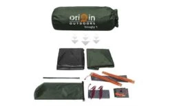Origin Outdoors Snugly Kuppelzelt 1 Person -Campingzelte Verkäufe 528651 3493432