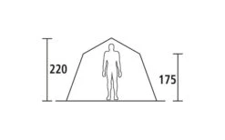 DWT Steilwandzelt Villa 6 -Campingzelte Verkäufe 56252 114514