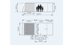 Dometic Rarotonga DA FTT 401 AIR TC LH Aufblasbares Driveaway Vorzelt 3 M Modell Links -Campingzelte Verkäufe 707879 4802012
