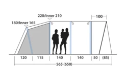 Outwell Avondale 6PA Tunnelzelt -Campingzelte Verkäufe 748511 5008592