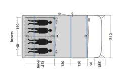 Outwell Avondale 4PA Tunnelzelt -Campingzelte Verkäufe 748517 5009087