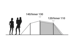 Outwell Earth 2 Doppelbeschichtetes Zelt -Campingzelte Verkäufe 790742 5217254