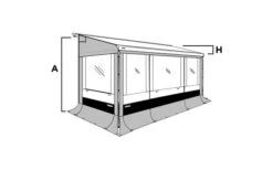 Thule Seitenwand Set Safari Residence G3 6900 -Campingzelte Verkäufe 89523 585994